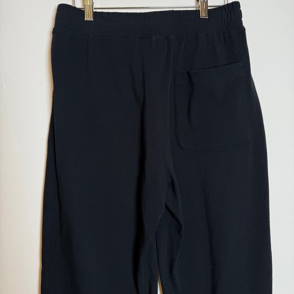 PLEASURES Black Embroidered Logo Sweatpants Joggers Women's Size Medium - Picture 6 of 10